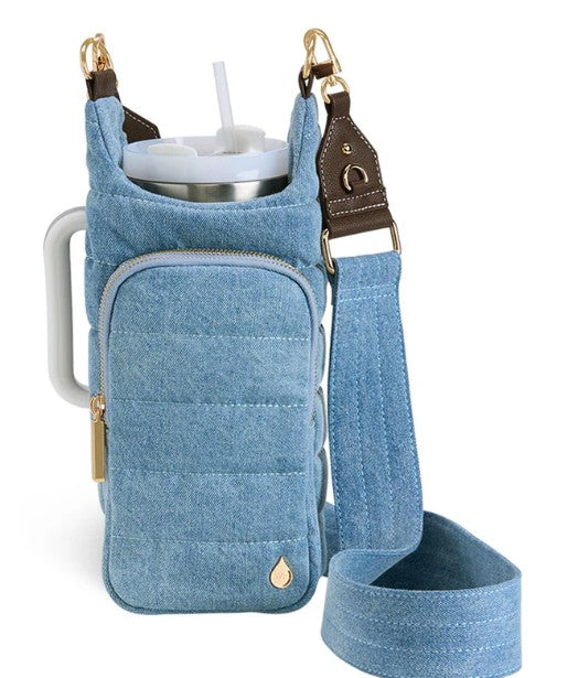 Crossbody Hydro Flask Handle / Denim