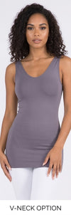 Y Seamless Tank (Shark Gray)