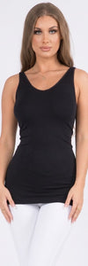 Y Seamless Tank (Black)