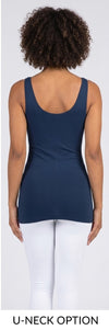 Y Seamless Tank (Navy)