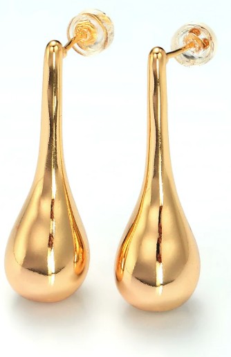 SJ Gold Teardrop Earrings