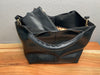Round Handle Tote Bag in Black