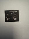 DC Golden Halo Circle Drop Earrings