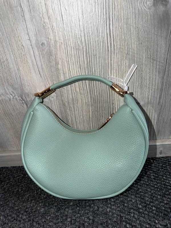 Baghdad Half-Moon Crossbody in Seafoam
