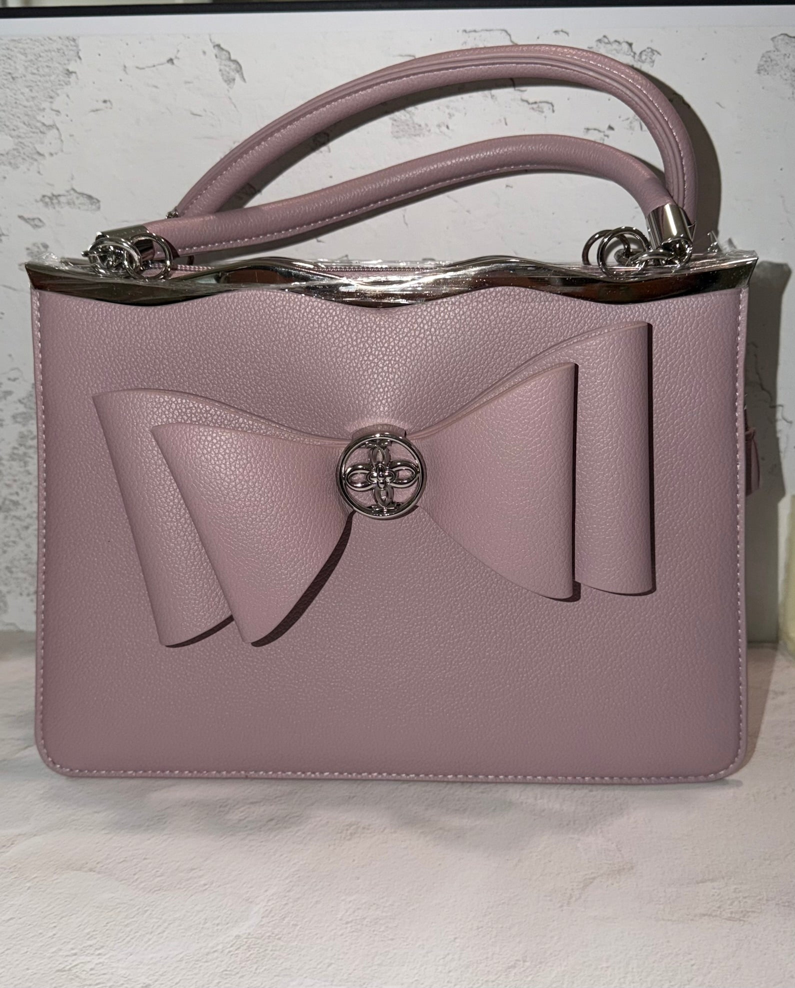 LD Noa Bowtie Crossbody in Mauve