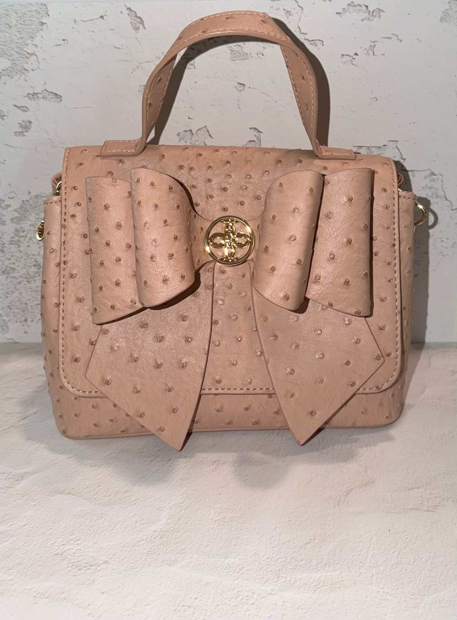 LD Lisette Bow Crossbody in Blush