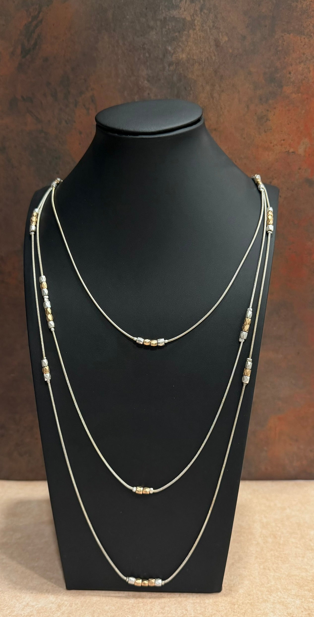 DC Golden Drift Layered Necklace