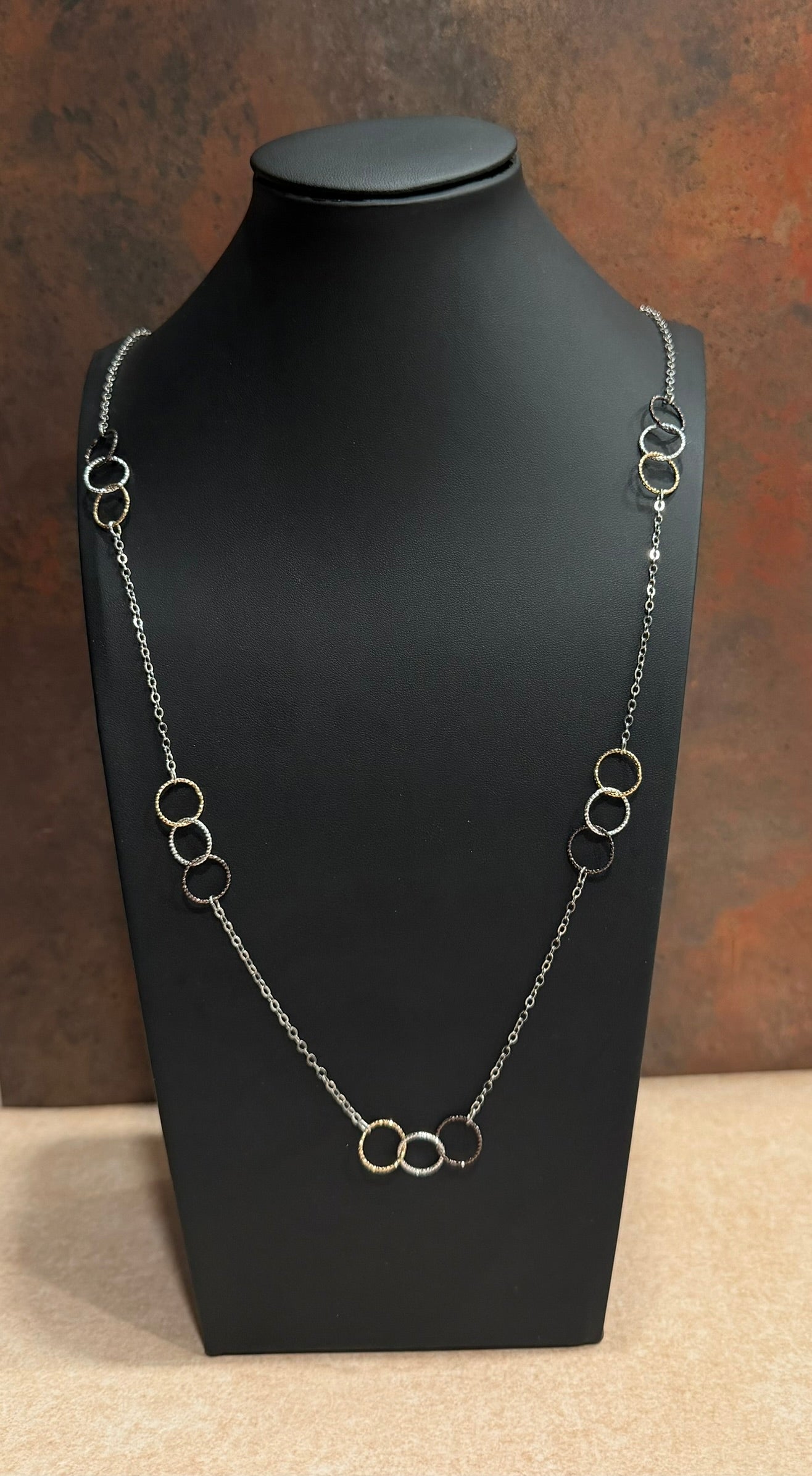 DC Interlock Luxe Mixed Metal Necklace