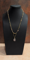 DC Blush Moonstone Layered Necklace
