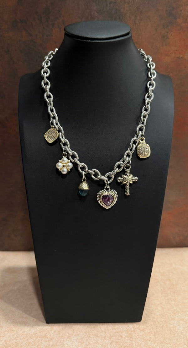 DC Charm Story Link Necklace