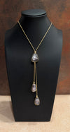 Gold & Purple Teardrop Set