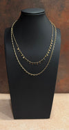 Double String Gold Necklace