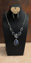 DC Blue Serenity Drop Necklace & Earring Set