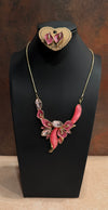 DC Rose Petal Luxe Statement Necklace &amp; Earring Set