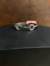 DC Silver Bit Crystal Cuff Bracelet