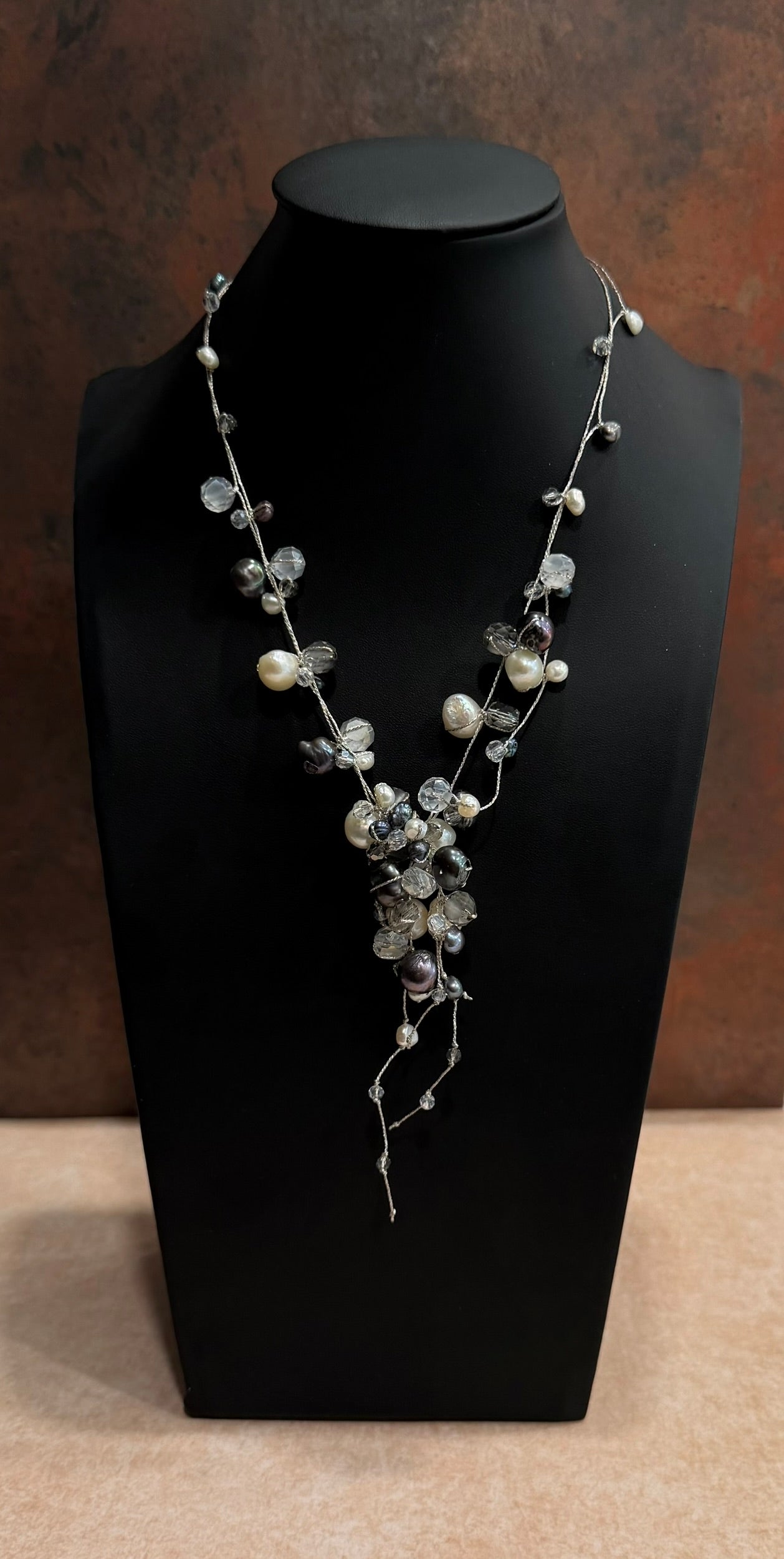 DC Moonlit Pearl Cascade Necklace