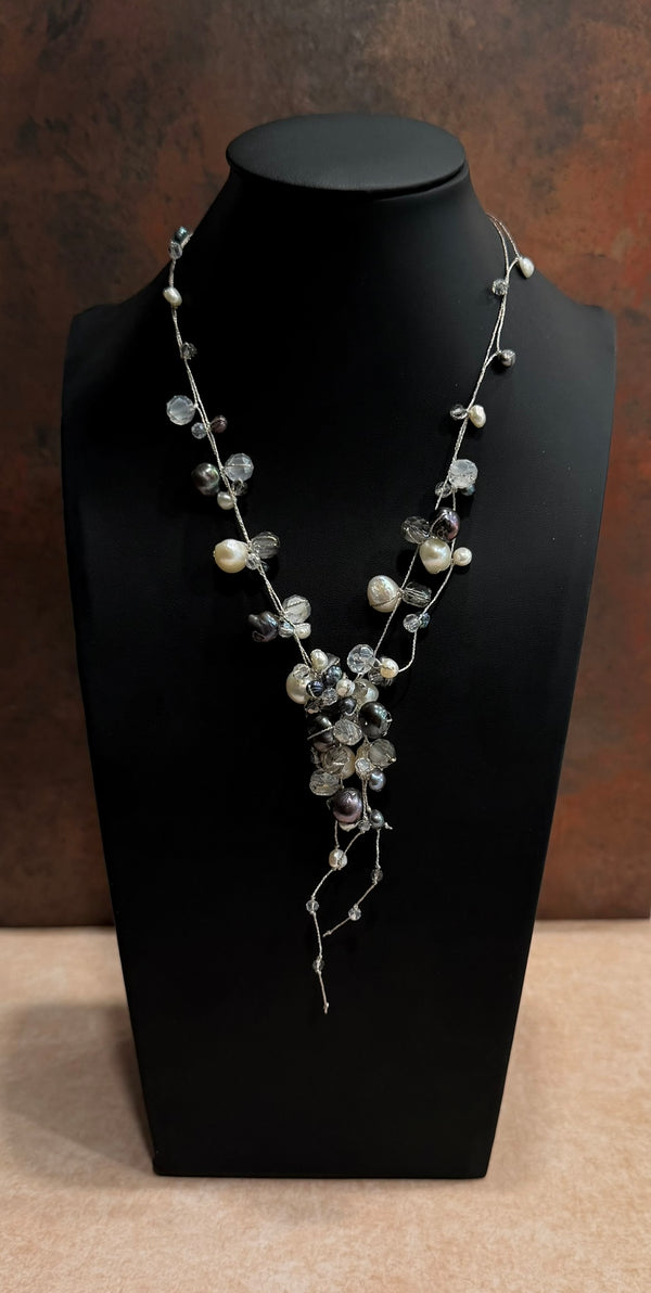 DC Moonlit Pearl Cascade Necklace
