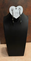 Black Crystal Drop Earrings