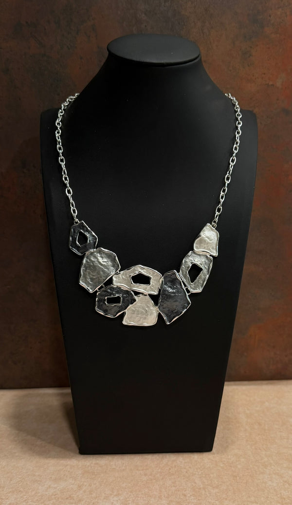 DC Sculpted Slate Statement Necklace