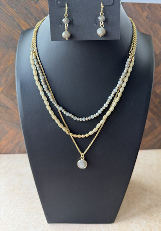 DC Amber & Gray Layered Set