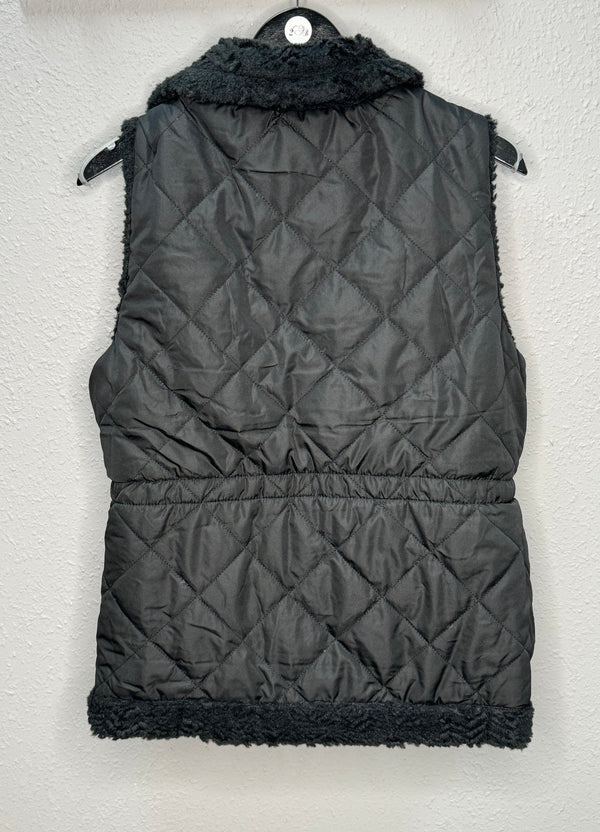 Black Chevron Reversible Vest