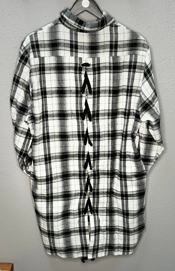 Oversized Flannel Top