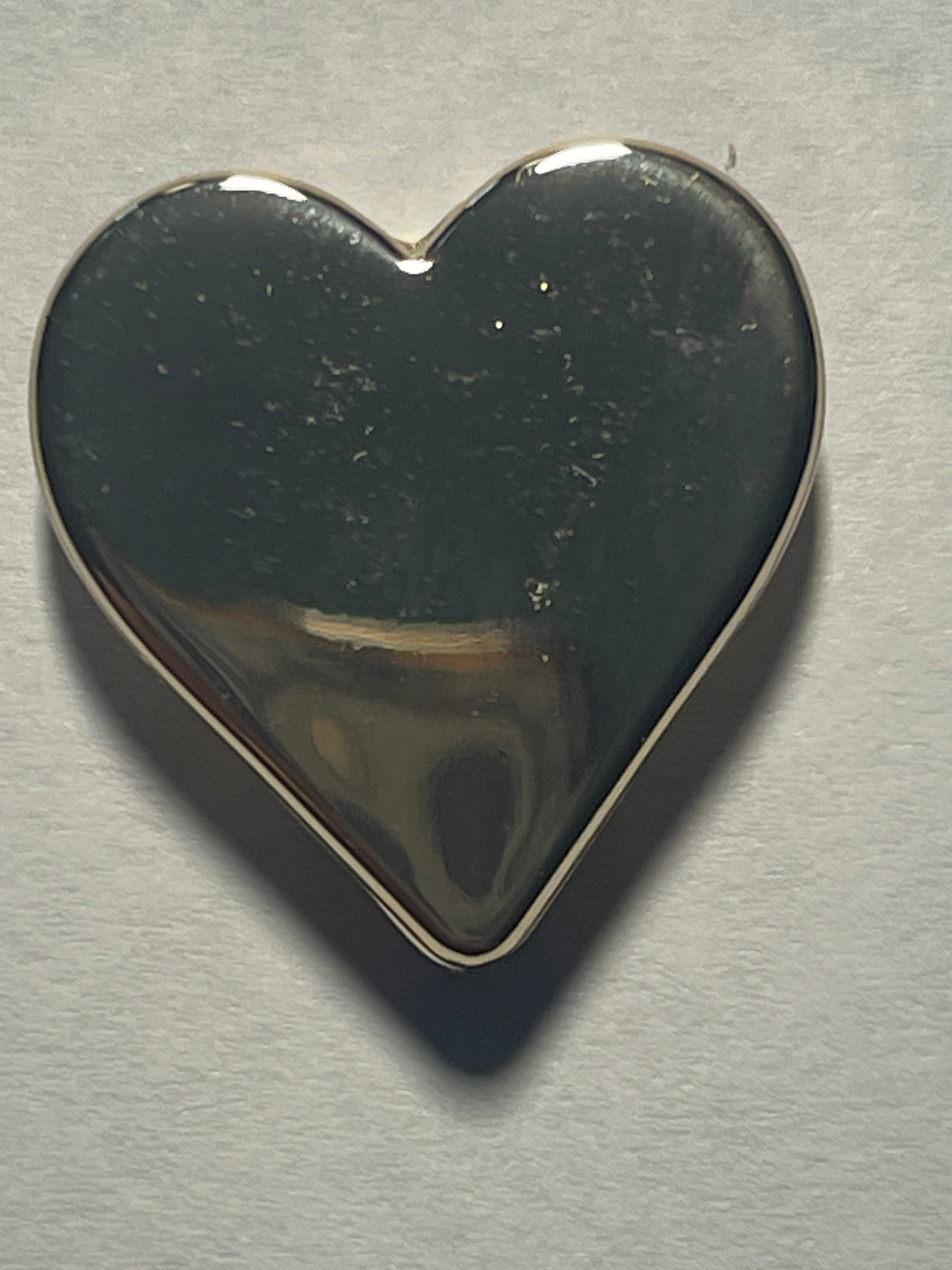 Gold Heart Scarf Slide