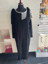 Ribbed Jumpsuit in Black