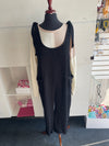 Ribbed Jumpsuit in Black