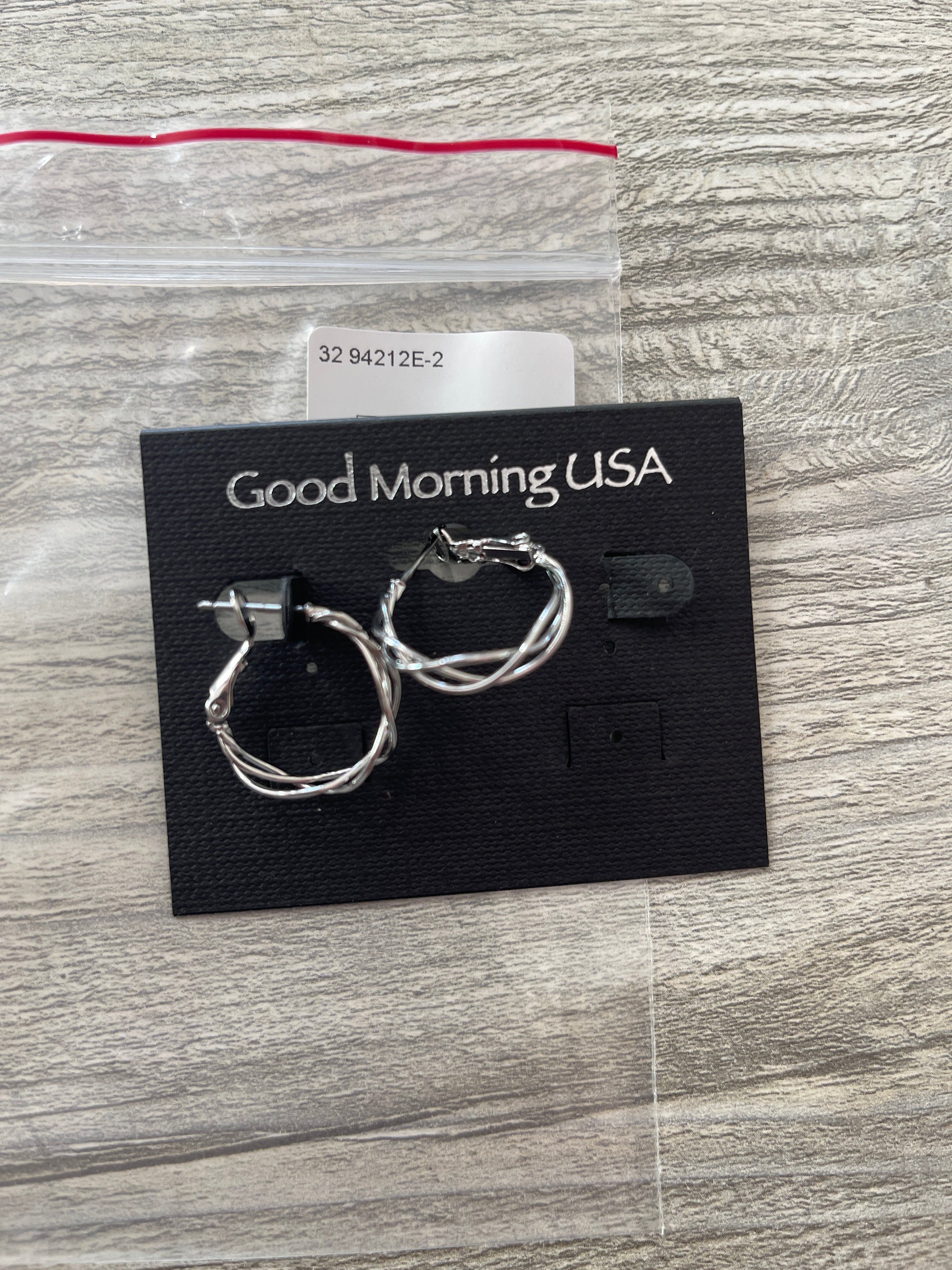 Silver Twist Earrings