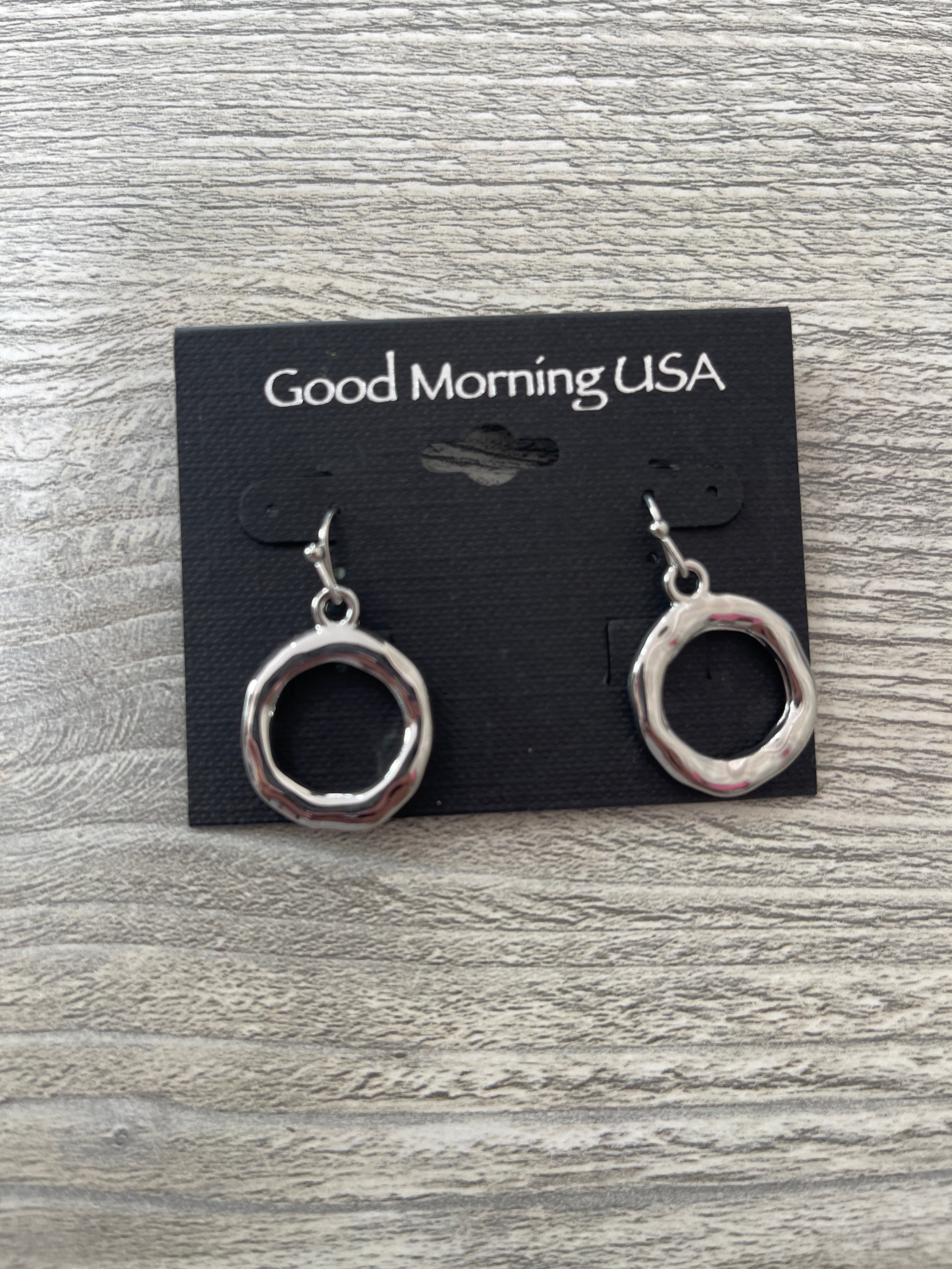 Silver Tear Drop Pendent & Earring Set