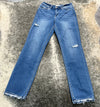 FM Mid Rise Straight Leg Jean