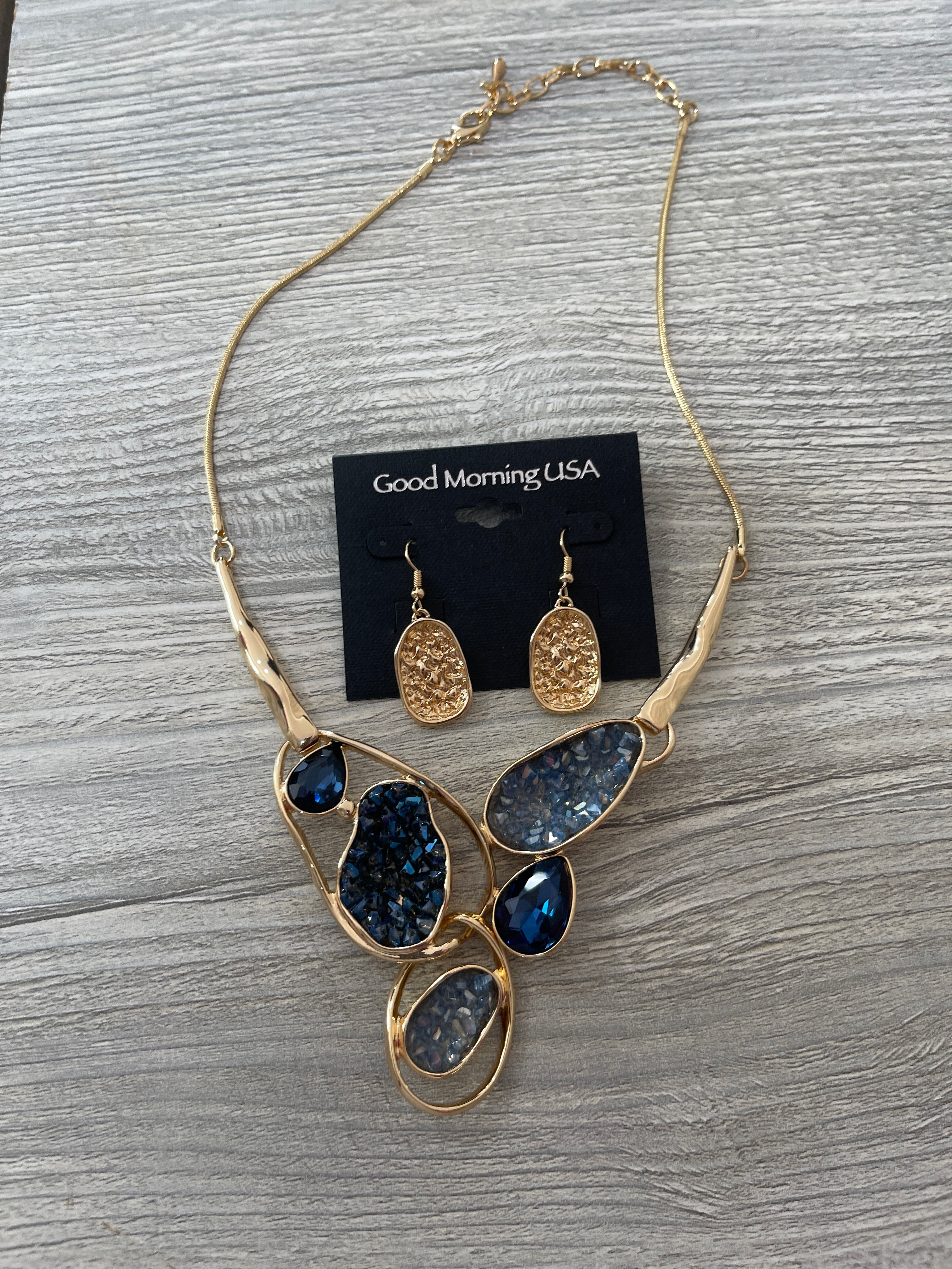 Gold & Blue Metallic Set