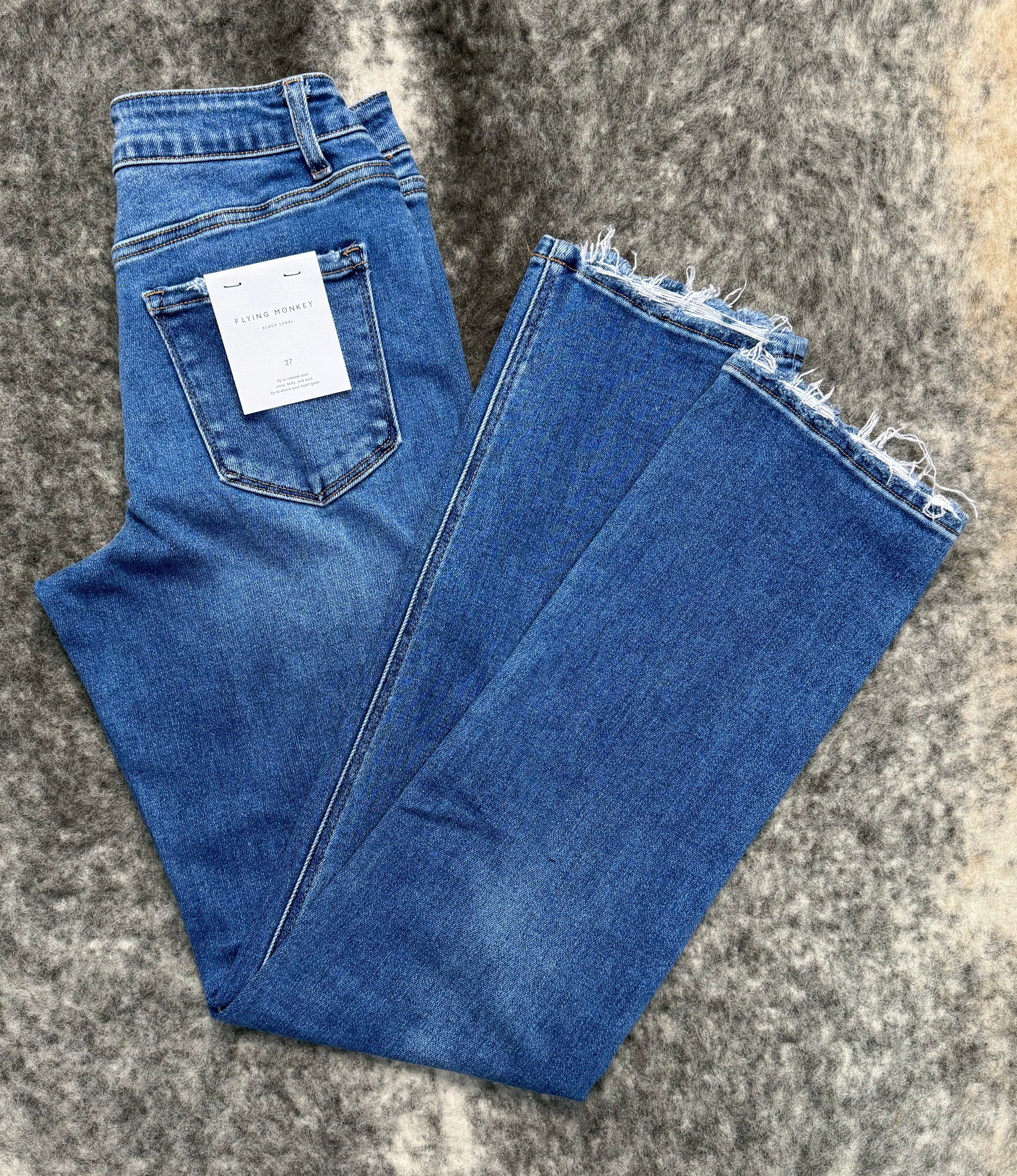 FM Mid Rise Straight Leg Jean