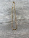 Herring Bone Double Strand in Gold