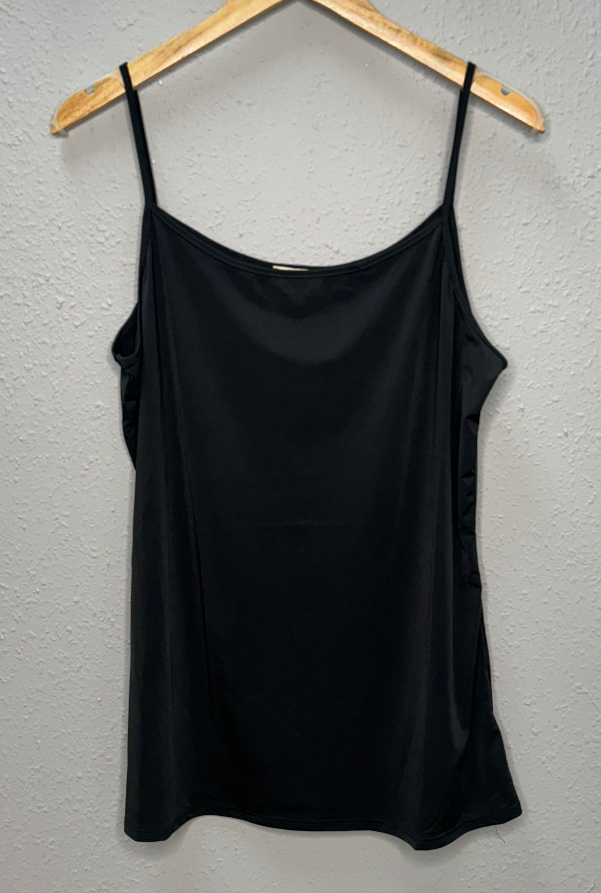 Plus Knit Cami-Black