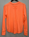 Button Closure Long Sleeve-Coral