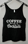 Coffee Sleeveless Tank in Charcoal