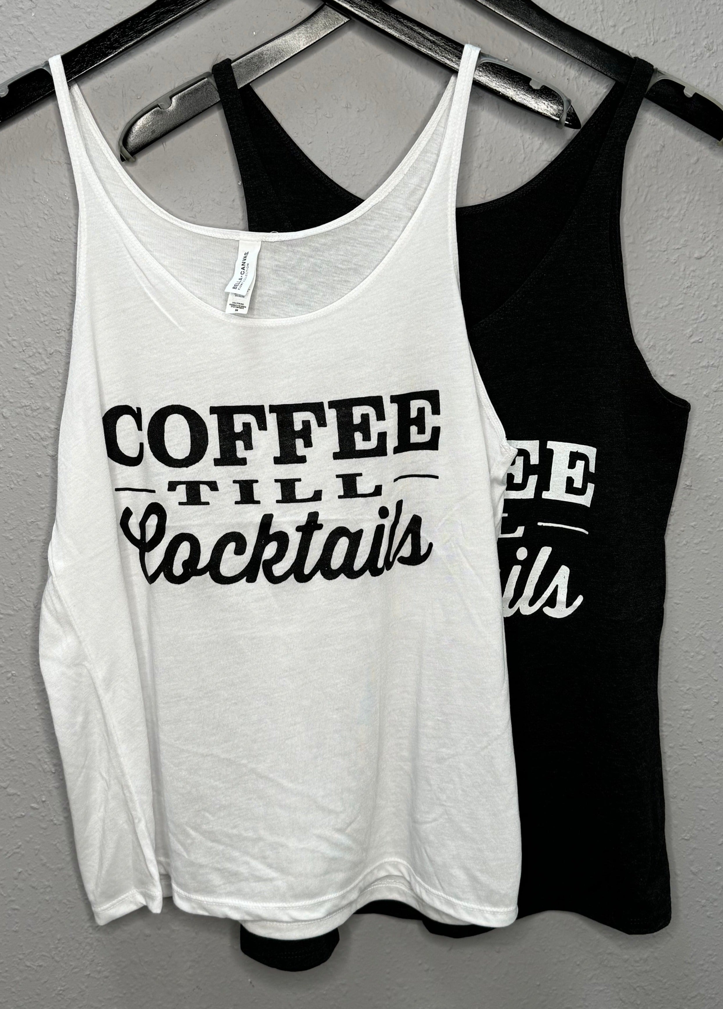 Coffee Sleeveless Tank in Charcoal