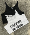 Coffee Sleeveless Tank in Charcoal