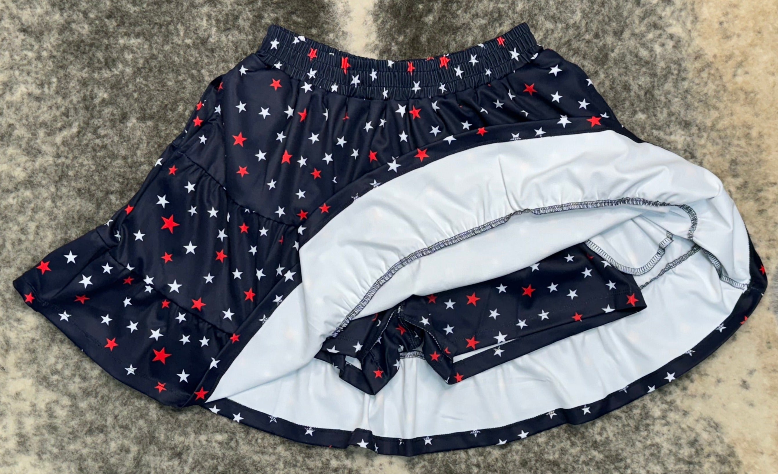 MM Shelby Skort-Navy with Stars