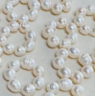 Ivory Pearl Stretch Bandana Charm