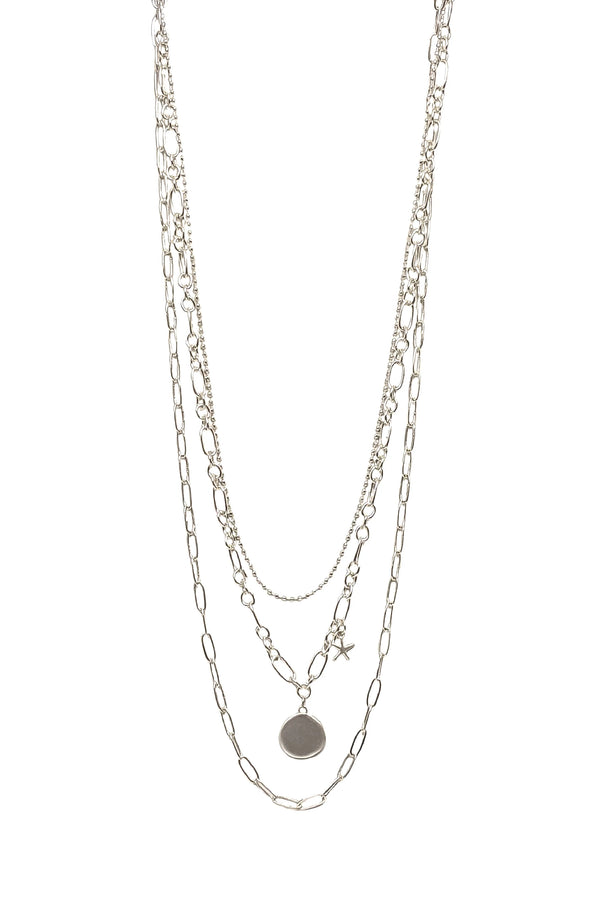 Janae Necklace in Silver