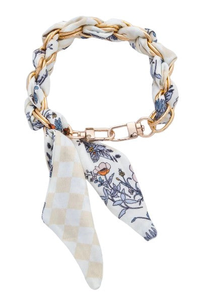 SJ Off White Bag Charm