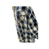 Navy Oversized Plaid Flannel Shirt