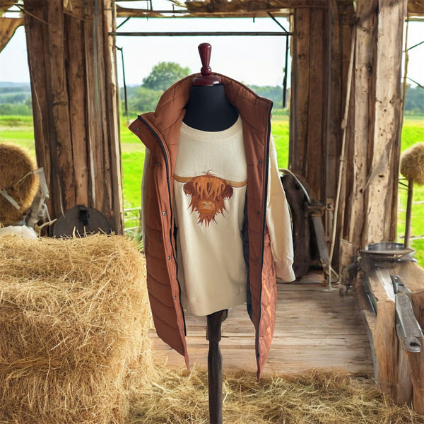 Highland Cow Pullover