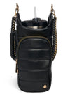 Crossbody Hydro Flask Handle / Black Vegan Leather