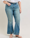 JB Wash Flare w/ Hem Button