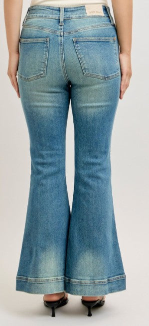 JB Wash Flare w/ Hem Button