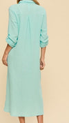 ds Easy Breeze Longline Shirt-Coastal Mint
